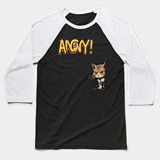 Kitty is Angwy! Baseball T-Shirt